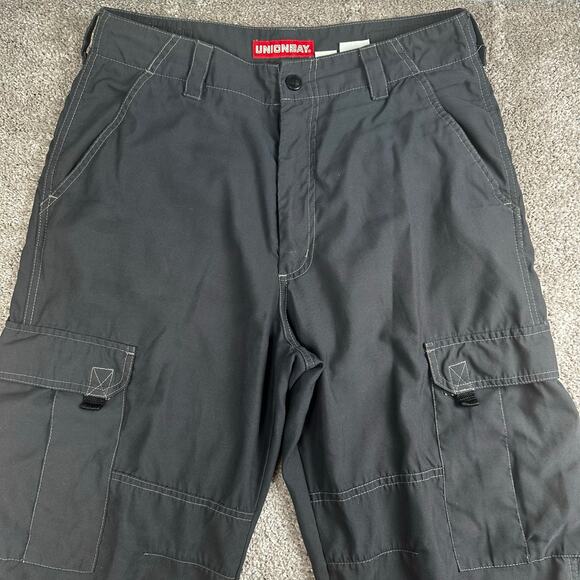 Unionbay Cargo Pants Outdoor Utility Straight Leg Size 32 Gray Gorpcore Skate - Picture 2 of 5